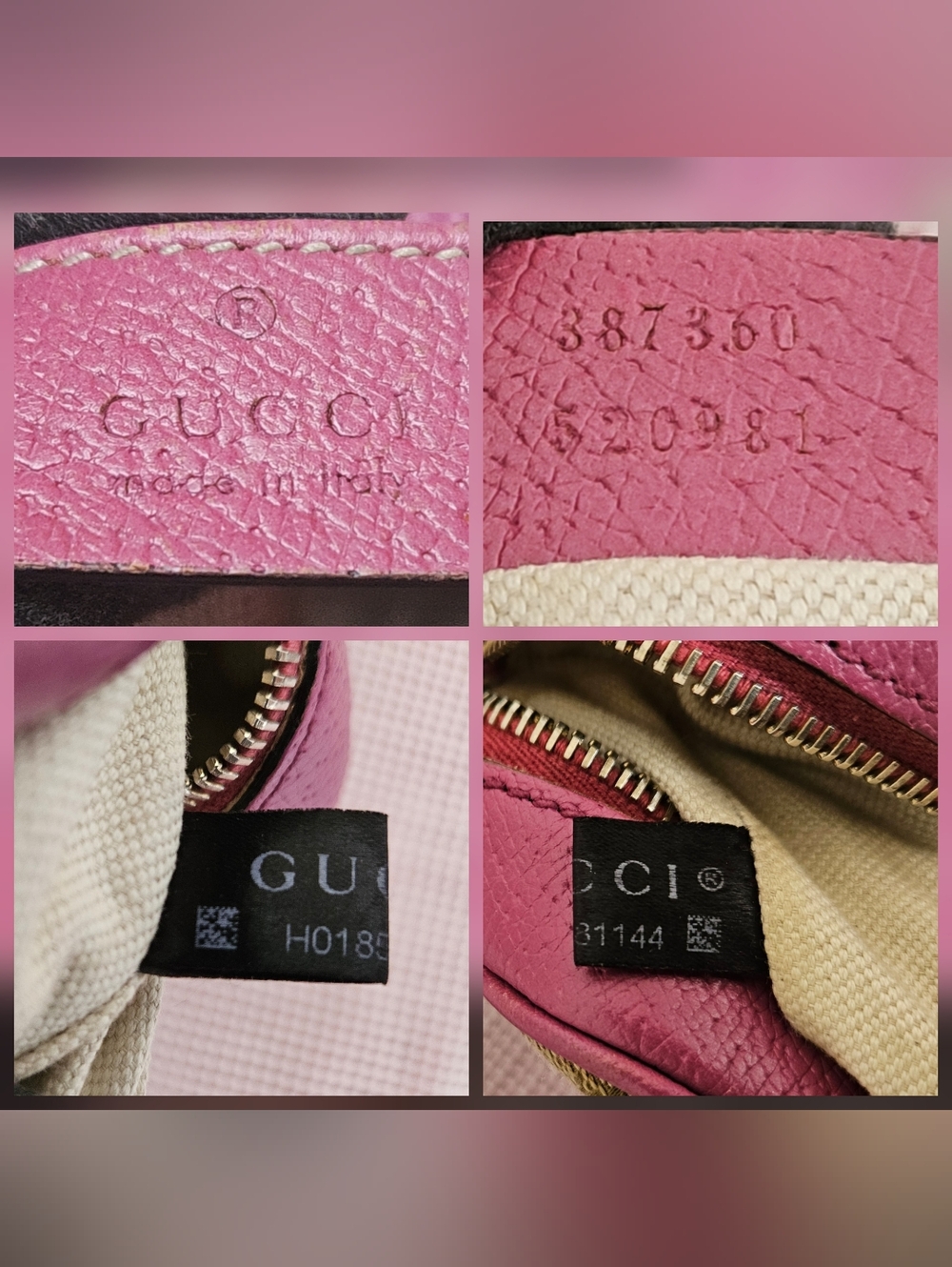 GUCCI Canvas Bree Camera Shoulder Bag AUTHENTIC - Picture 12 of 16